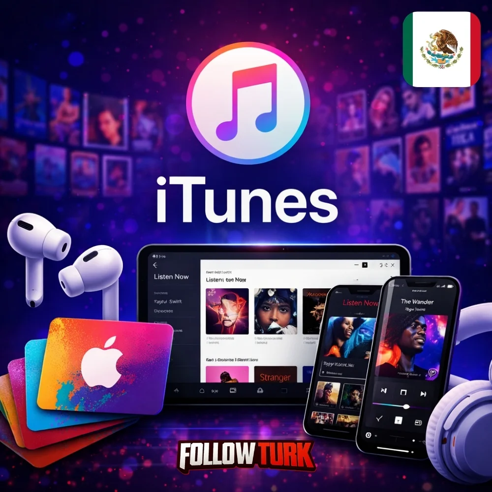 iTunes メキシコ - MXN ギフトカード - FollowTurk