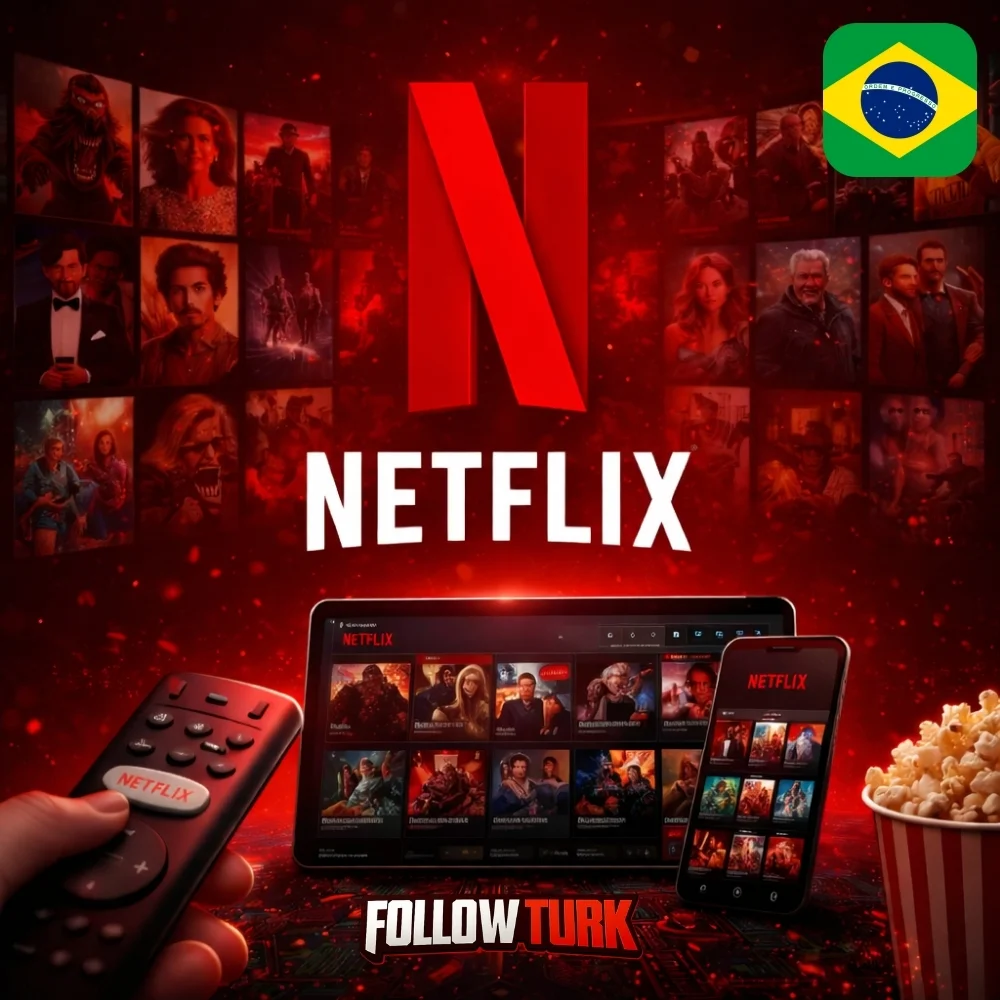Netflix ブラジル - BRL ギフトカード - FollowTurk