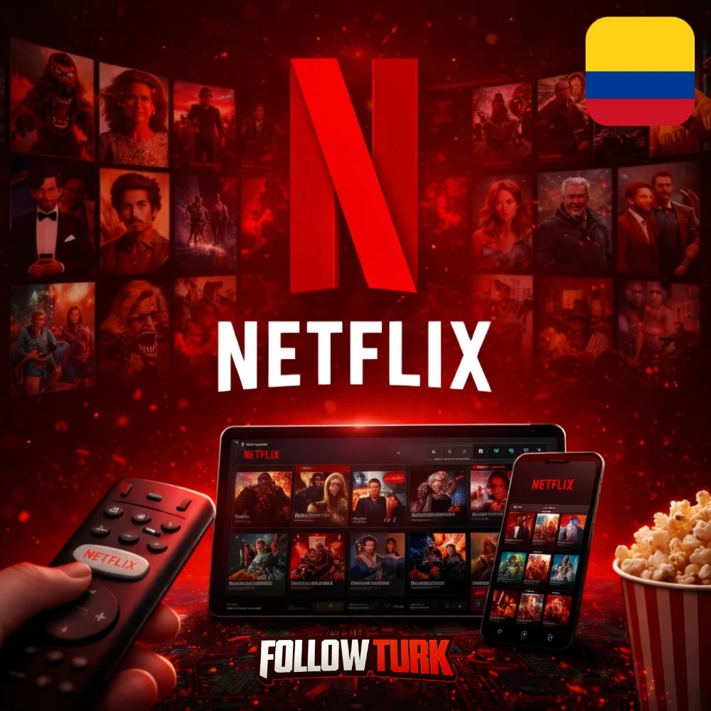 Netflix コロンビア - COP ギフトカード - FollowTurk