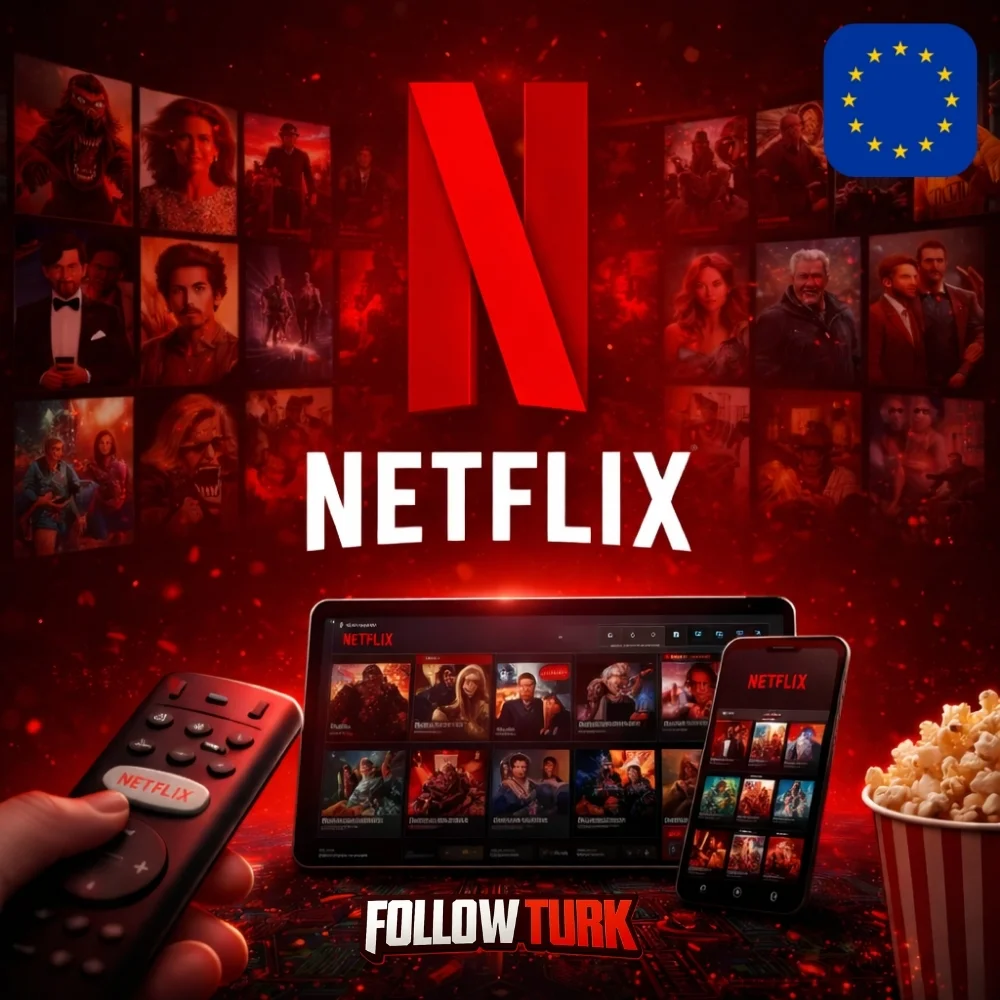 Netflix ヨーロッパ - EUR ギフトカード - FollowTurk