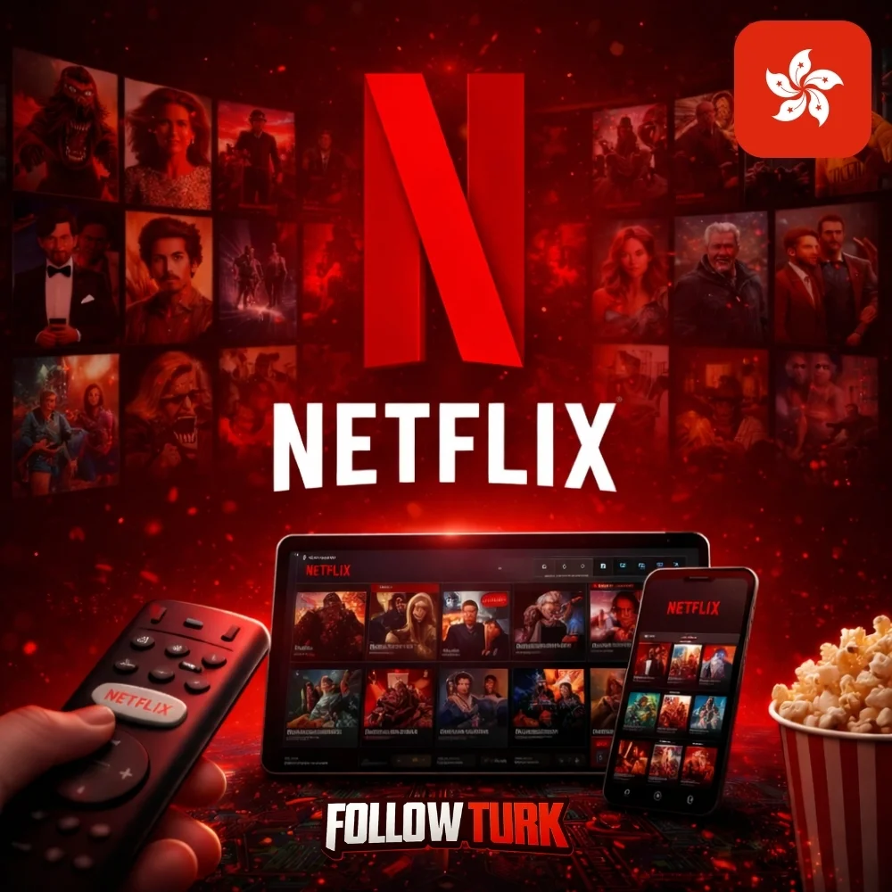 Netflix 香港 - HKD ギフトカード - FollowTurk