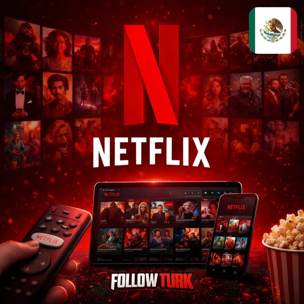 Netflix メキシコ - MXN ギフトカード - FollowTurk