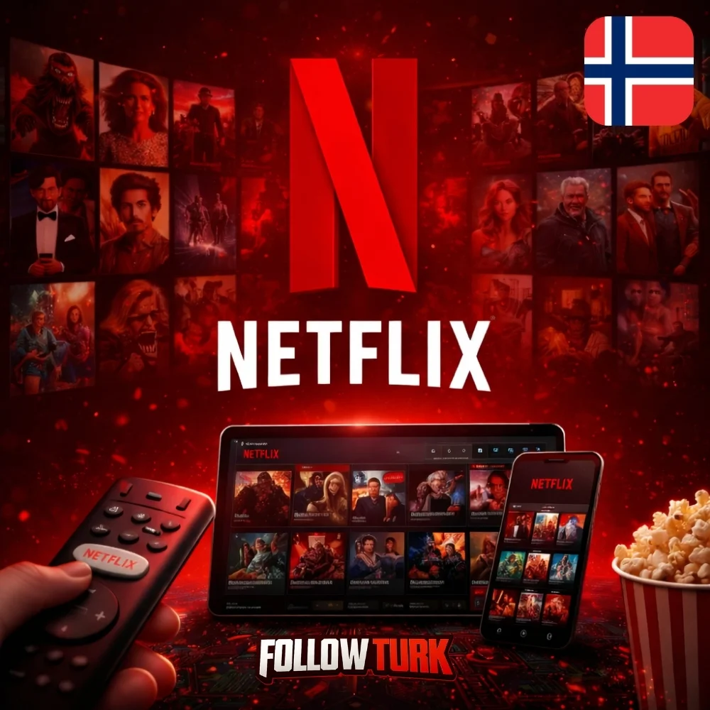 Netflix ノルウェー - NOK ギフトカード - FollowTurk