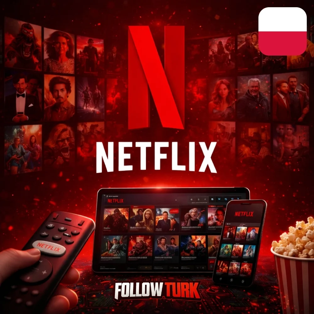 Netflixポーランド - PLNギフトカード - FollowTurk