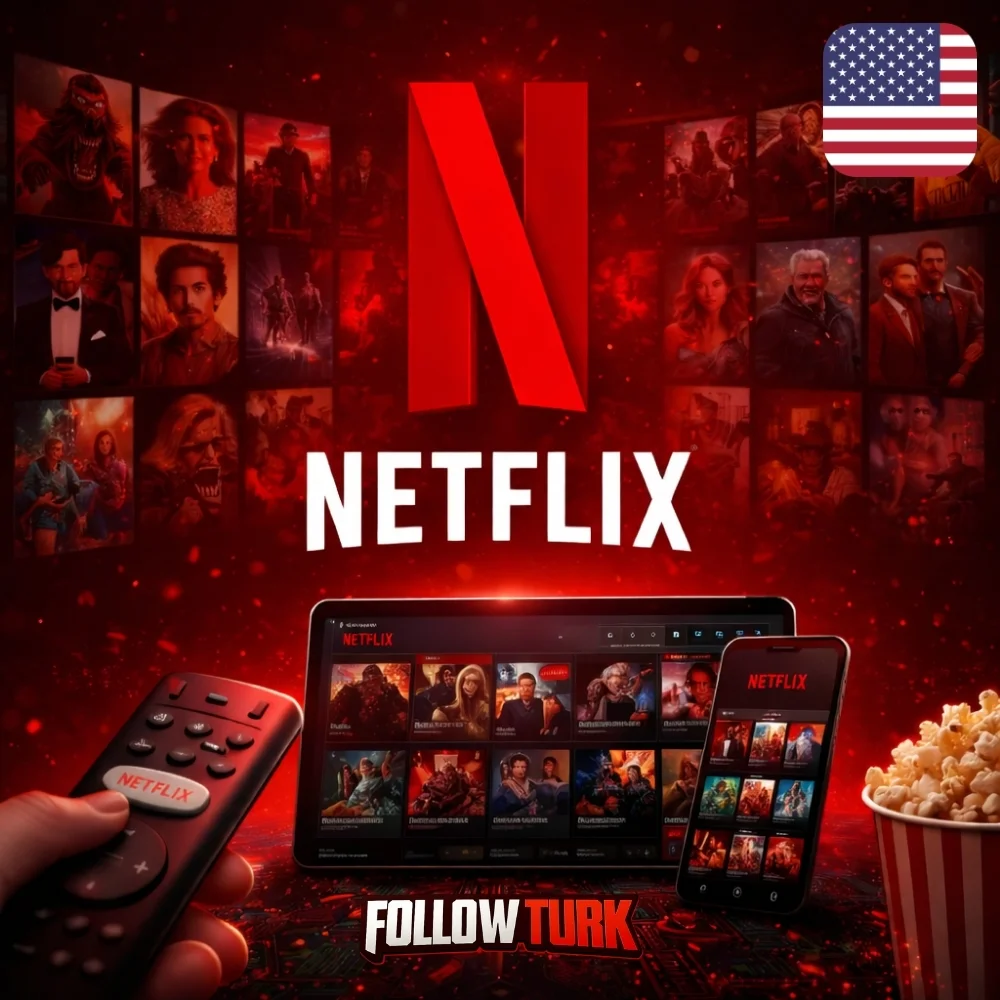 Netflix米国版 - USDギフトカード - FollowTurk