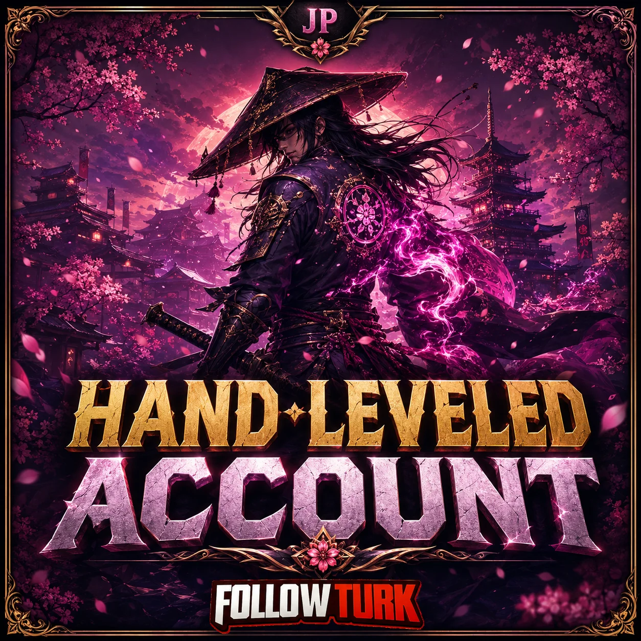 JP 手動レベル上げアカウント - FollowTurk