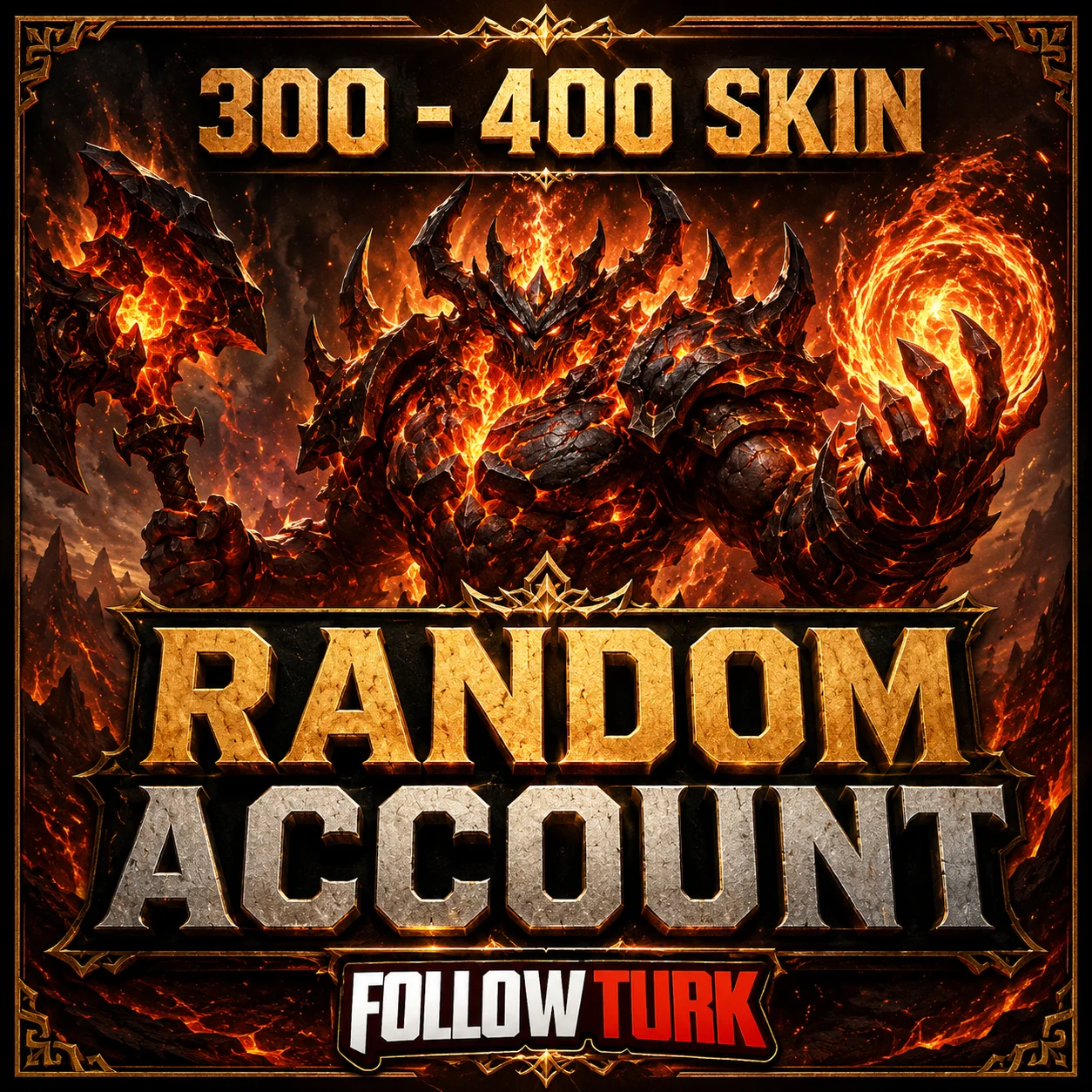 Legend ランダムアカウント（スキン300～400） - FollowTurk