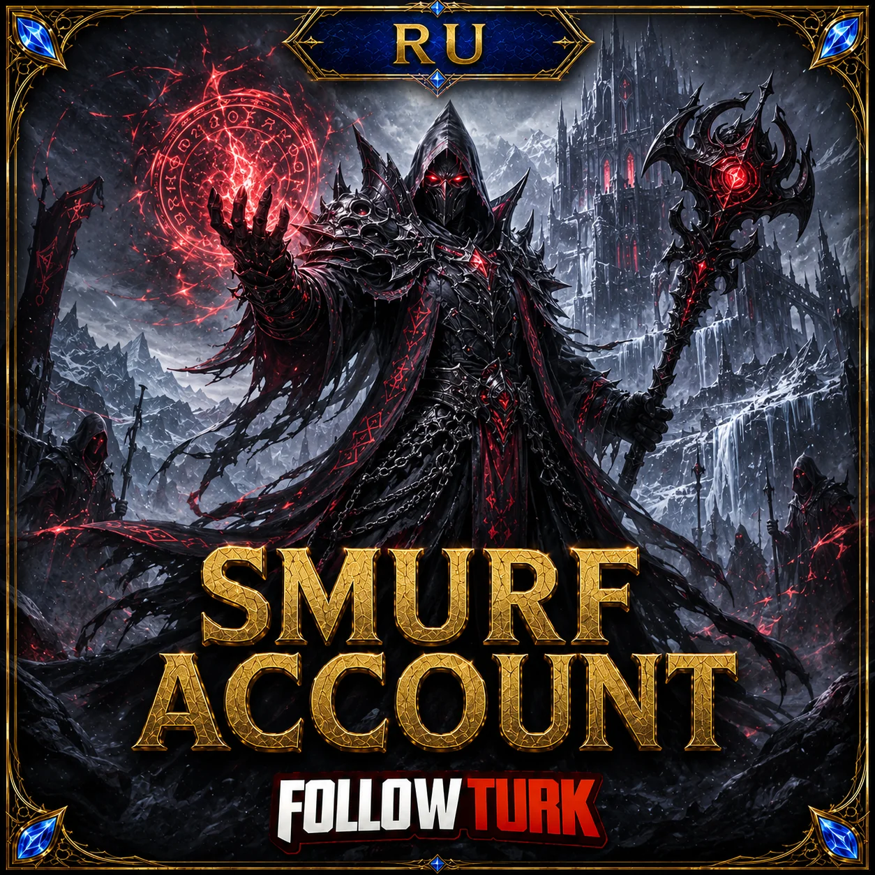 RU サーバー Smurfアカウント - FollowTurk