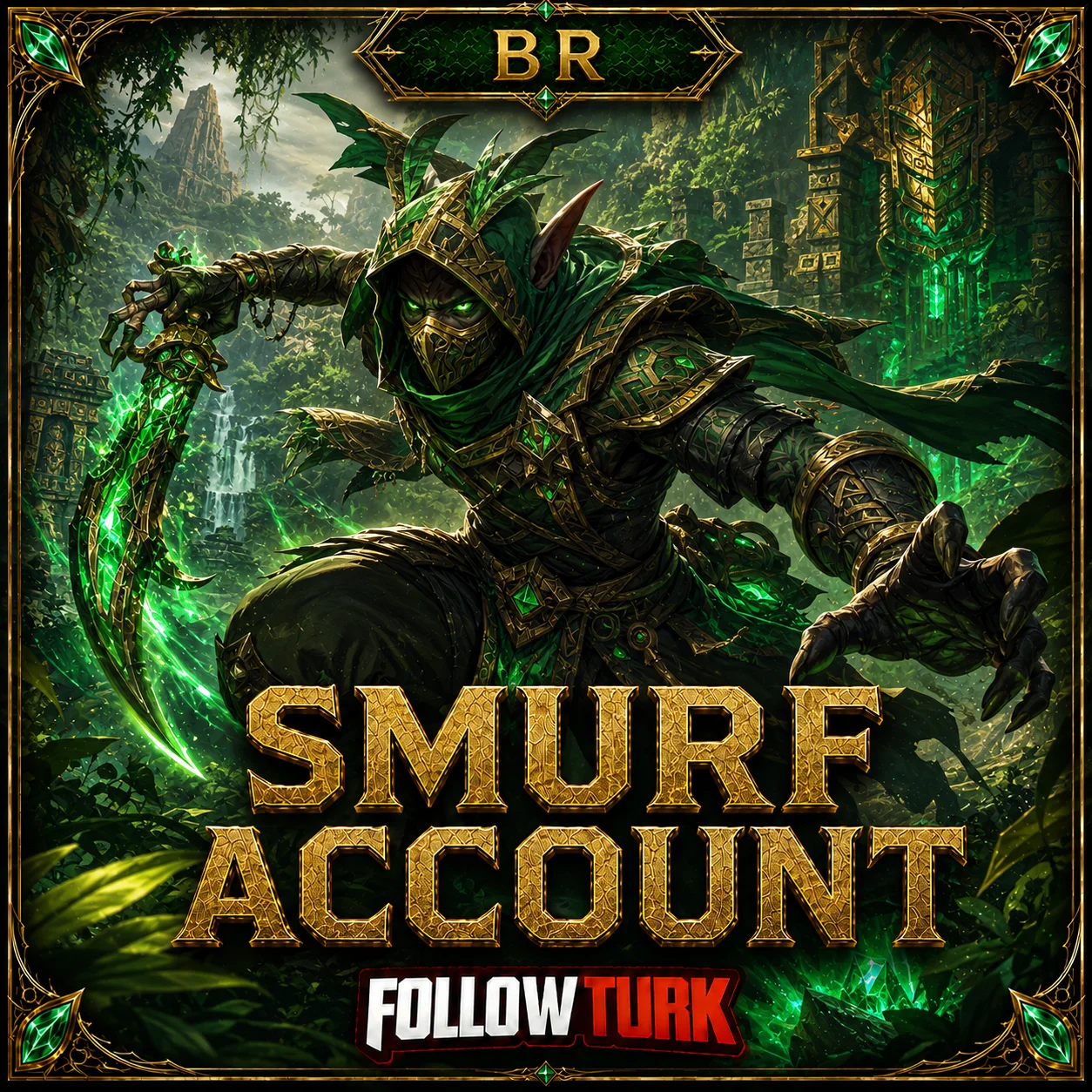 Legend ブラジル用スマーフアカウント - FollowTurk