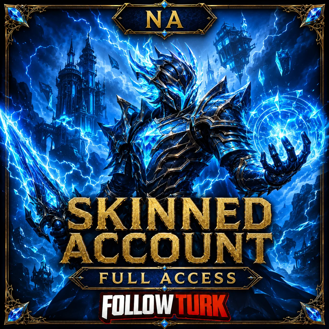 NA フルアクセス スキン付きアカウント - FollowTurk