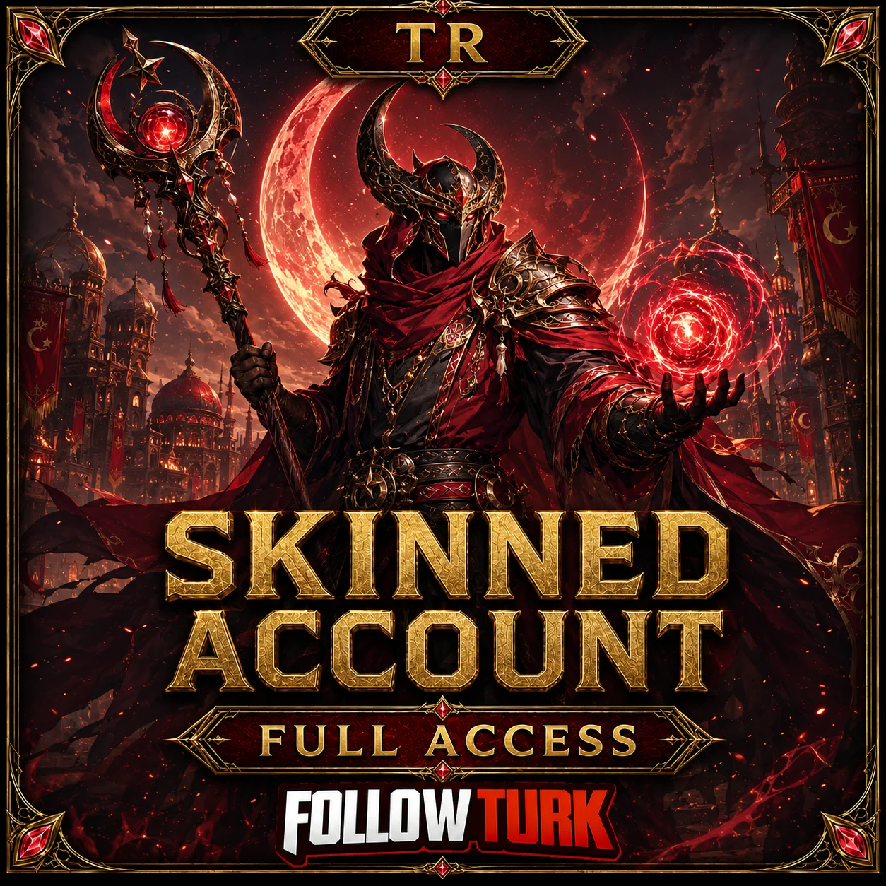 TR（トルコ）フルアクセス スキン付きLoLアカウント - FollowTurk