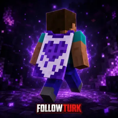 パープルハートケープ - Minecraft キー