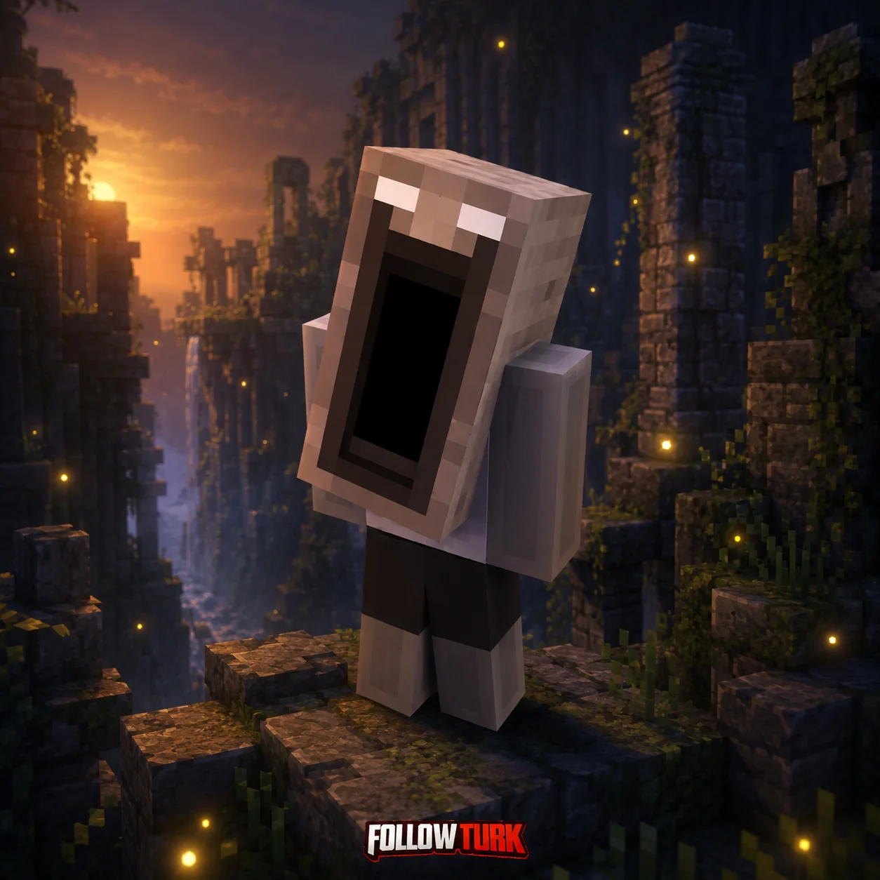 監視者の仮面（Mask of the Watcher Mask）- Minecraft キー - FollowTurk