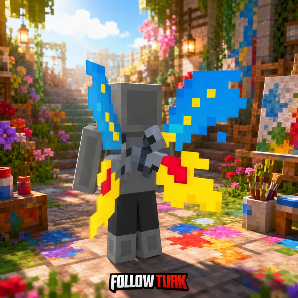 Paint Wings - Minecraft Key - FollowTurk