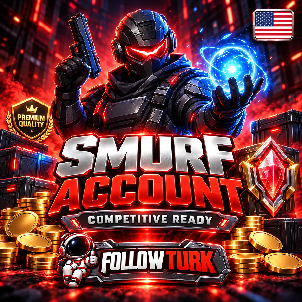 VALO 北米スマーフアカウント（NA） - FollowTurk