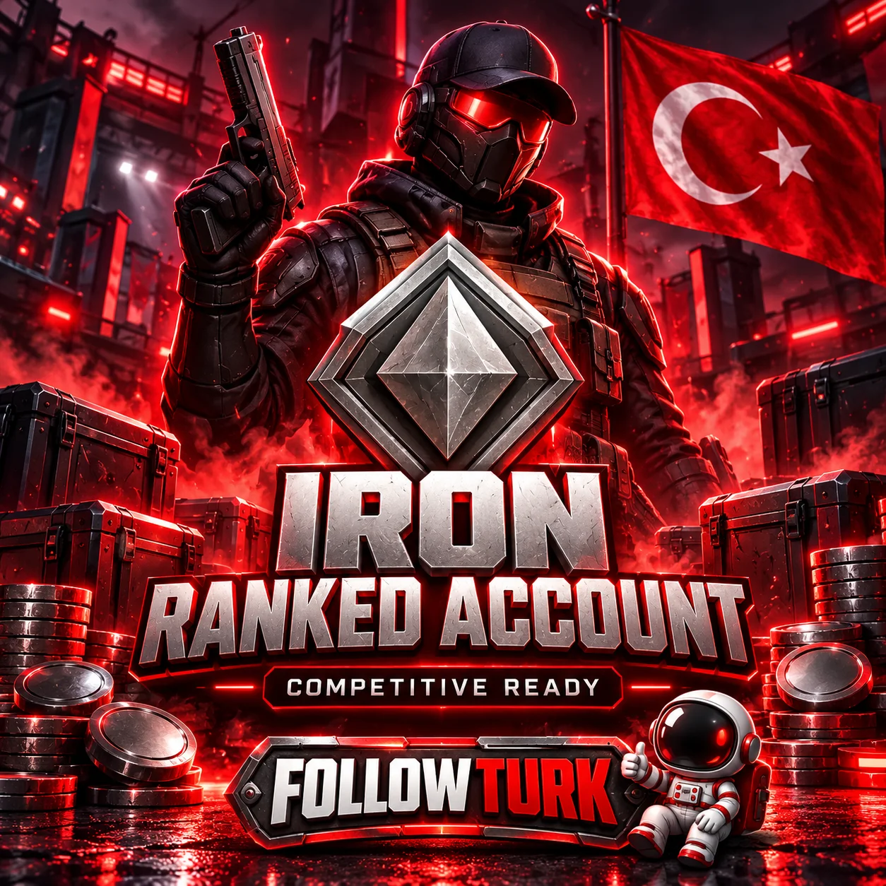 トルコ - TR アイアンアカウント - FollowTurk