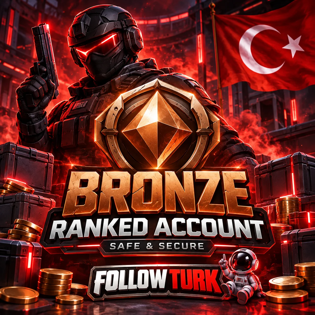 トルコ（TR）ブロンズランクアカウント - FollowTurk