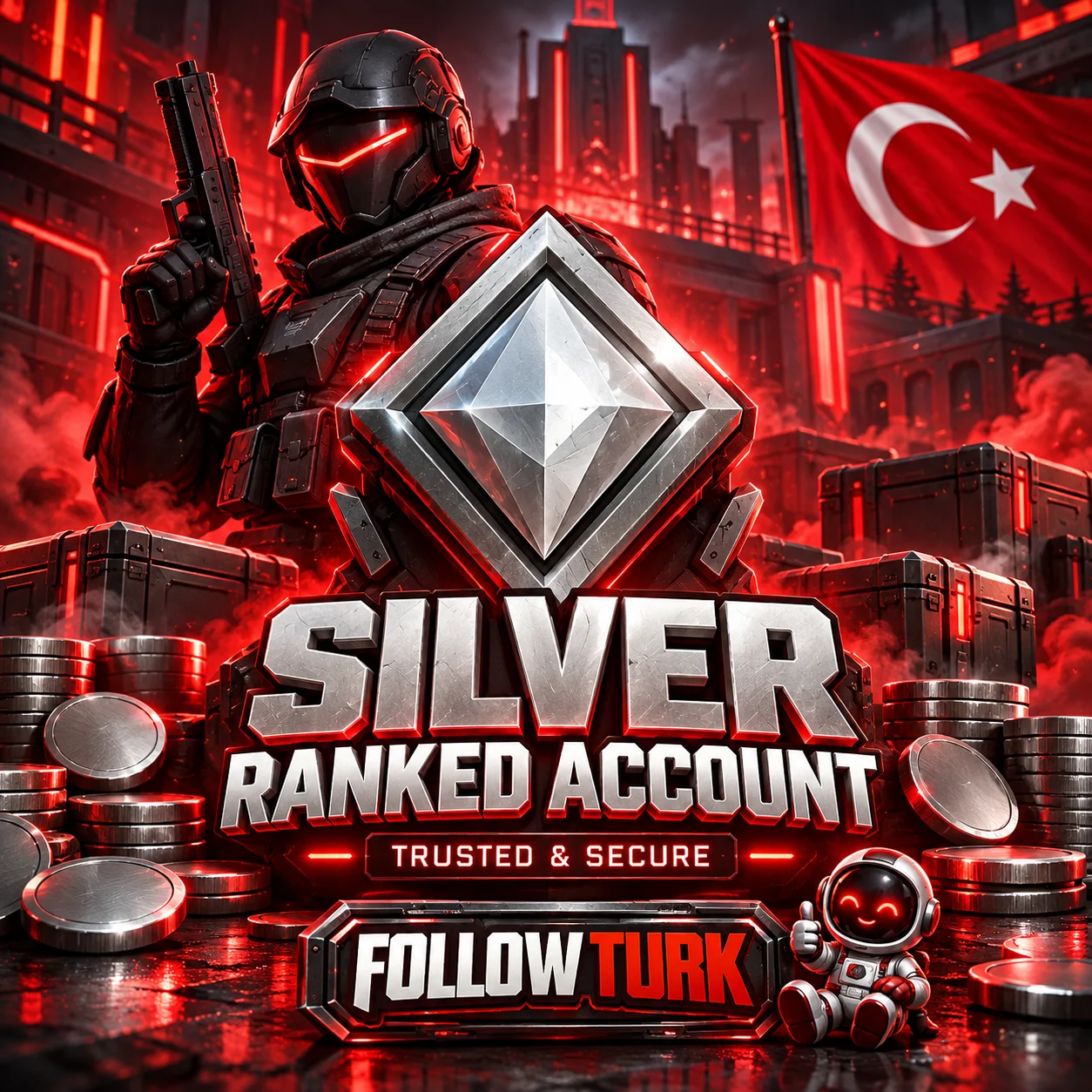 トルコ（TR）シルバーアカウント - FollowTurk