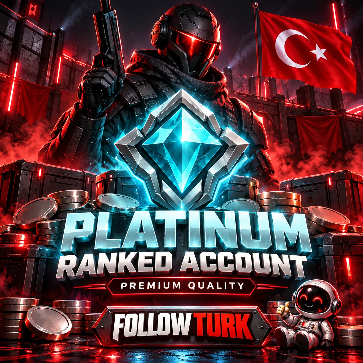 トルコ（TR）プラチナアカウント - FollowTurk