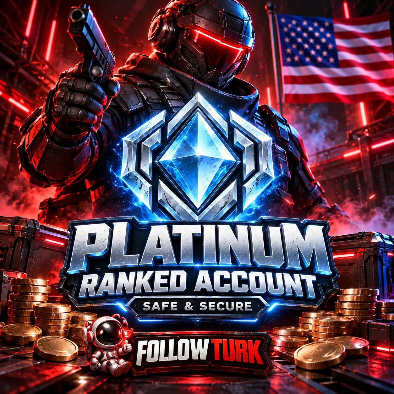 北米（NA）プラチナ ランクアカウント - FollowTurk
